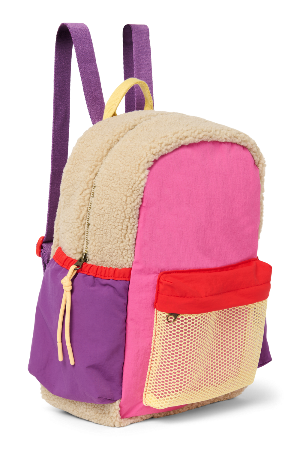 Patchwork Midi Rugzak | Roze