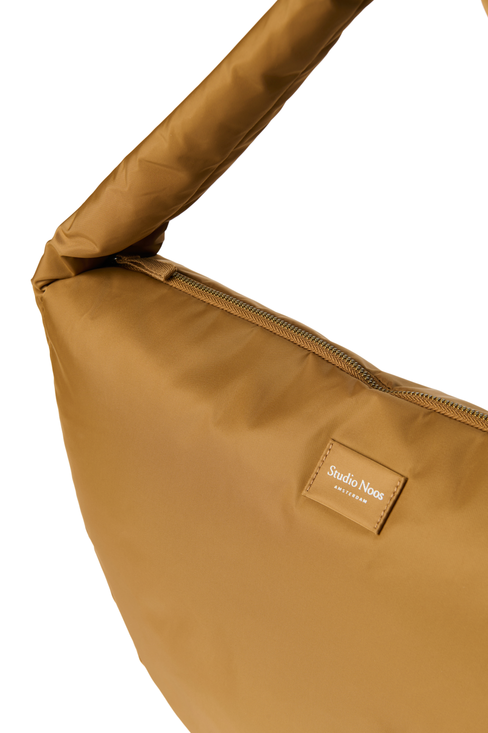 Sac Bandoulière Puffy technique | Marron