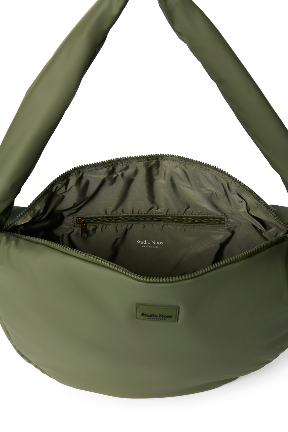 Rain Puffy Cross Body Bag | Groen
