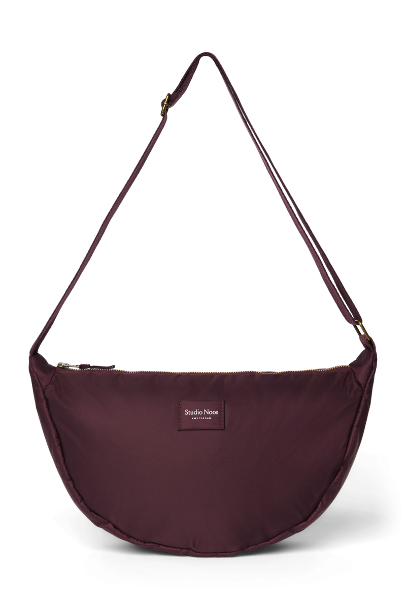 Technical Puffy Adult Fanny Pack, Burgundy