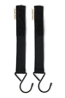 SN Stroller Strap Hooks | Black
