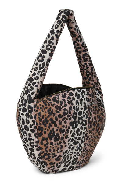 Soft Cotton Cross Body Bag | Hazel Leopard