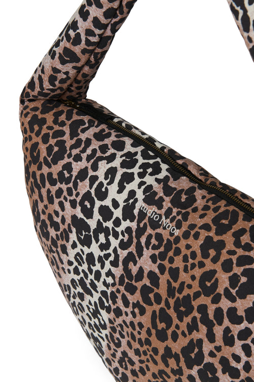 Soft Cotton Crossbody Tas | Hazel Leopard