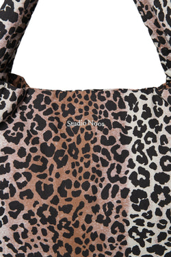 Soft Cotton Mom Bag | Hazel Leopard
