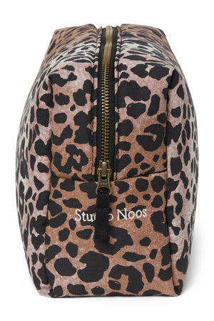 Soft Cotton-Kosmetiktasche | Hazel Leopard
