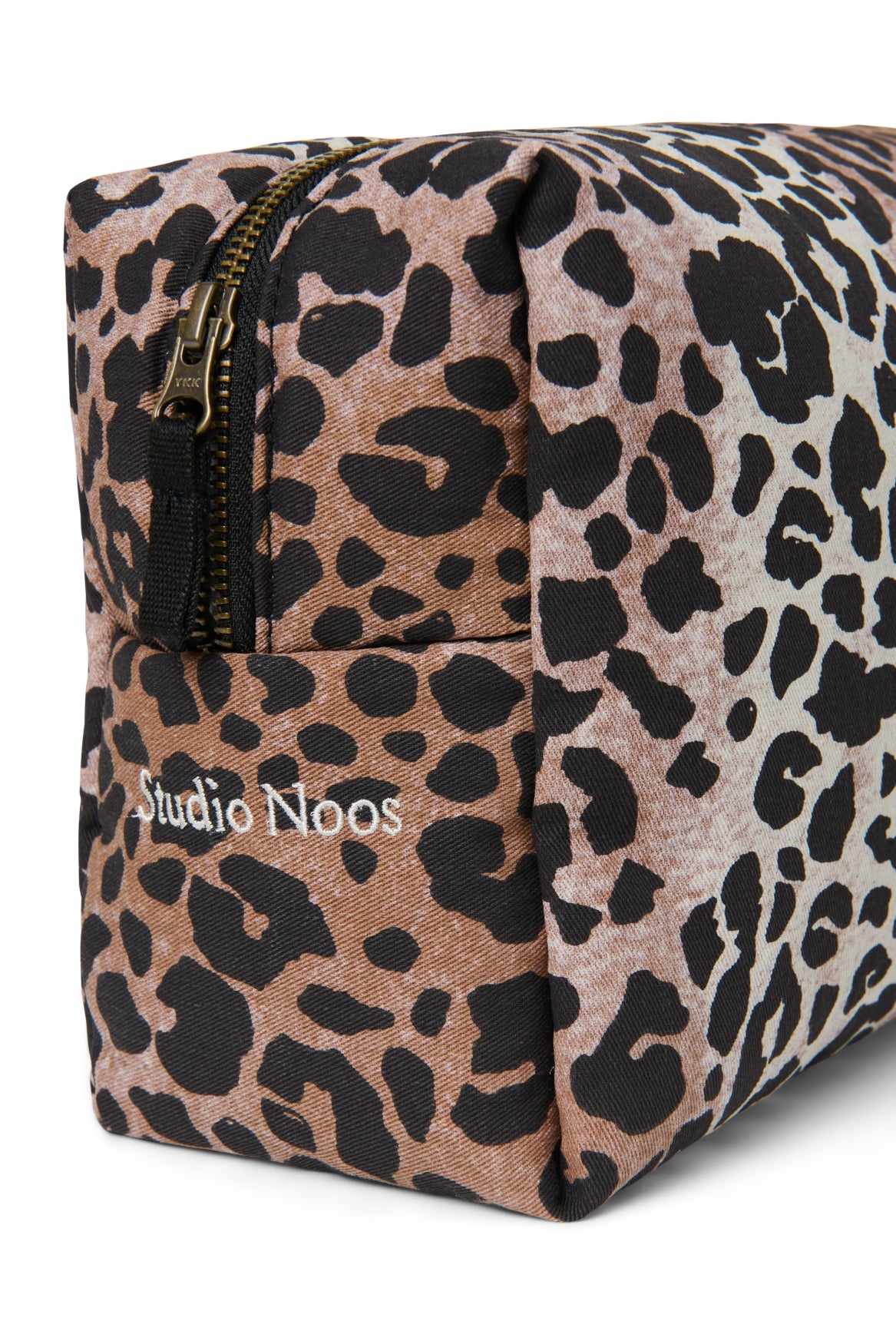 Soft Cotton Trousse De Toilette | Hazel Leopard