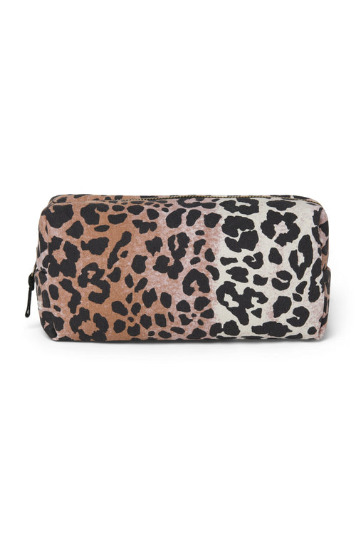 Soft Cotton Pouch | Hazel Leopard