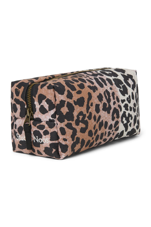 Soft Cotton Pouch | Hazel Leopard