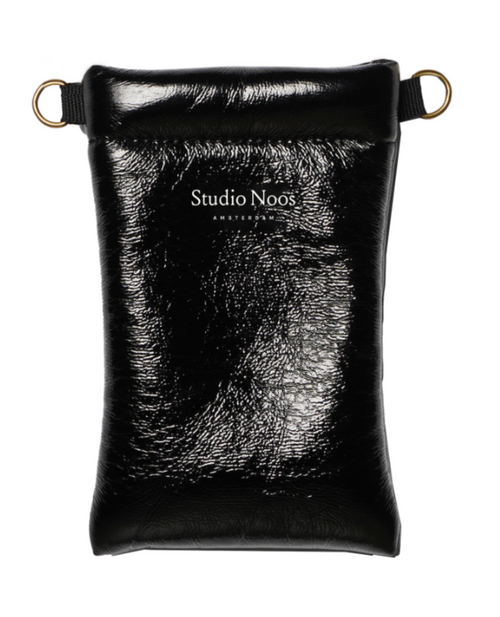Black Lacquer Phone Bag