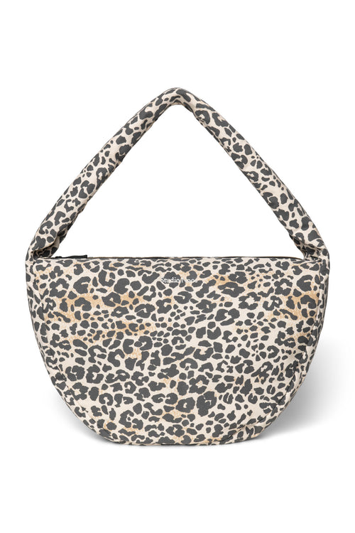 Soft Cotton Cross Body Bag | Leopard