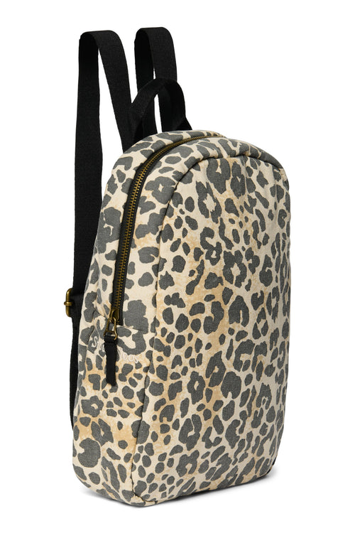 Soft Cotton Mini Rugzak | Leopard
