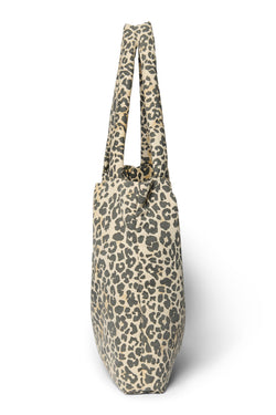Soft Cotton Mom Bag | Leopard