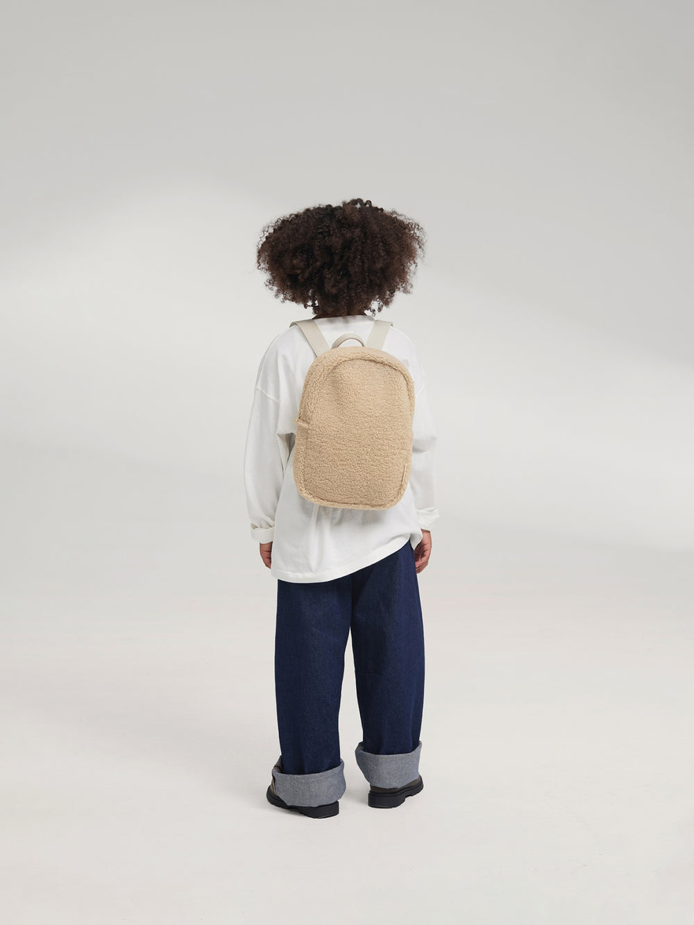 Teddy Mini Rugzak | Ecru