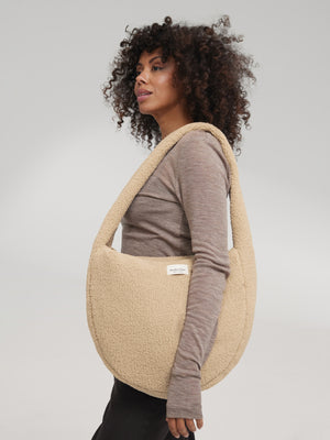 Teddy Cross Body Bag | Ecru