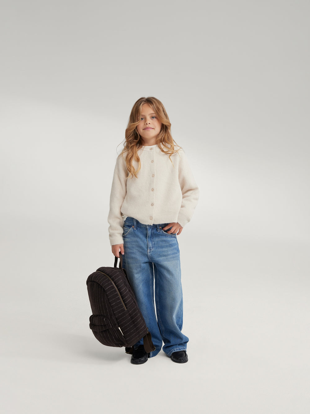 Flanelle craie Midi Sac à dos | Brun