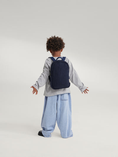 Flanelle craie Mini Sac à dos | Bleu