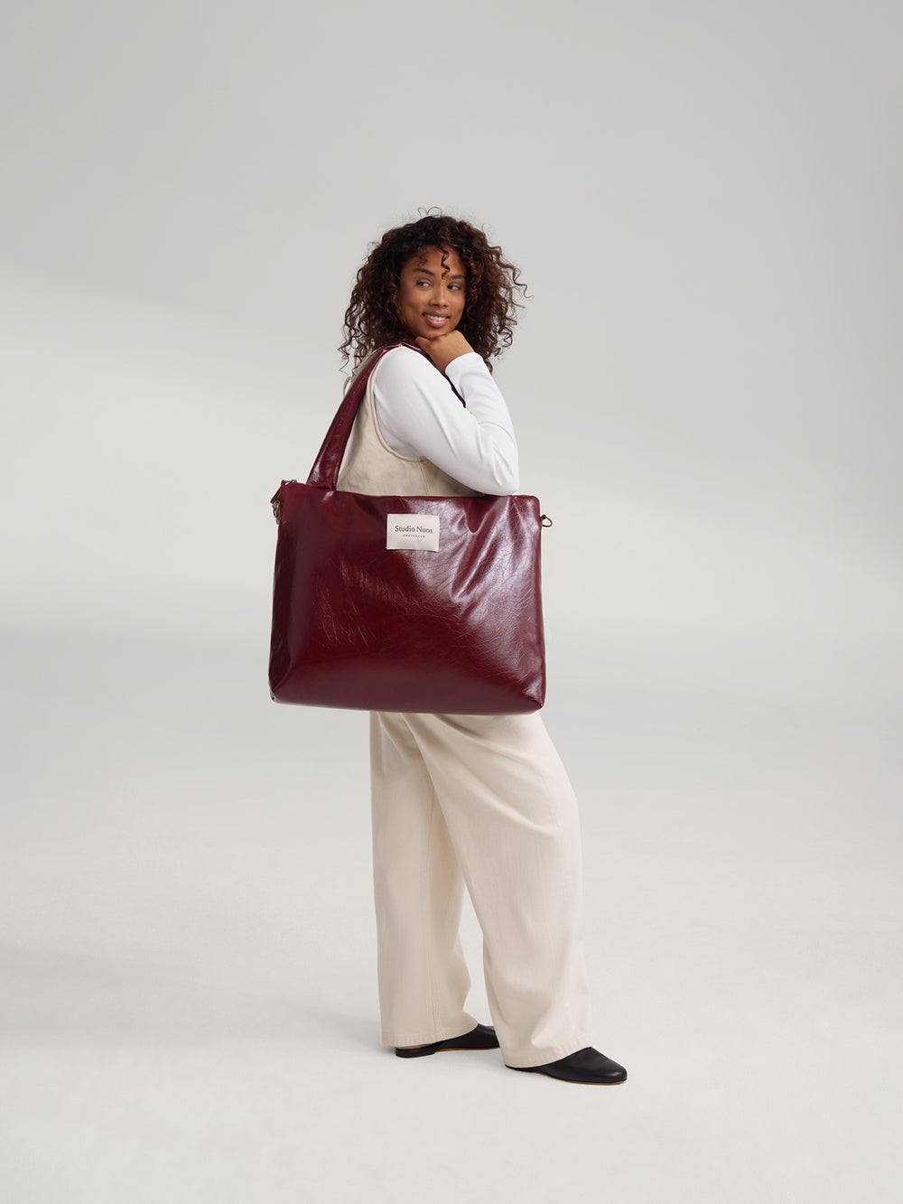 Sac à Langer Vegan Leather | Bordeaux