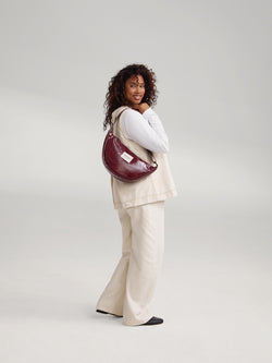 Vegan Leather Adult Fanny Pack | Burgundy