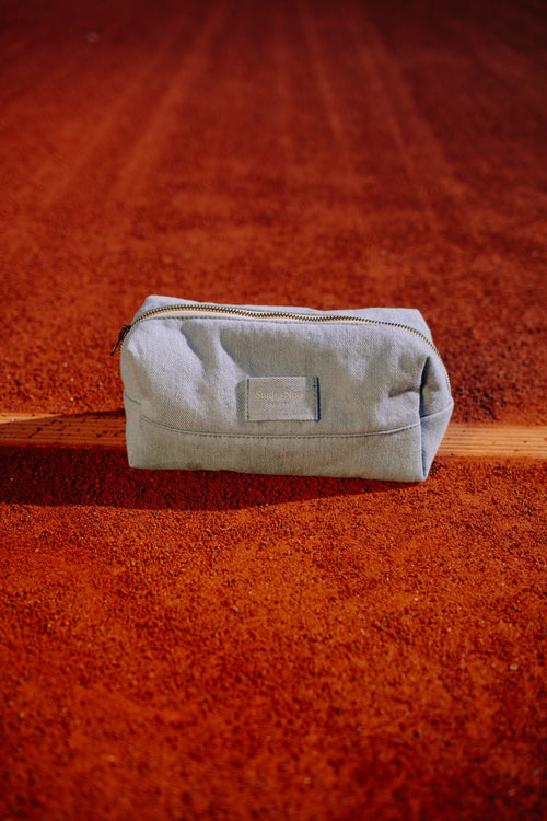 Blauwe Denim Pouch