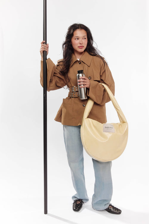 Sac Bandoulière Vegan Leather | Jaune