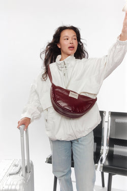Vegan Leather Adult Fanny Pack | Burgundy