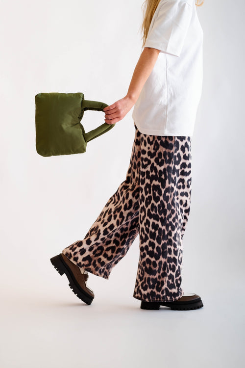 Puffy Mini Handtas | Groene