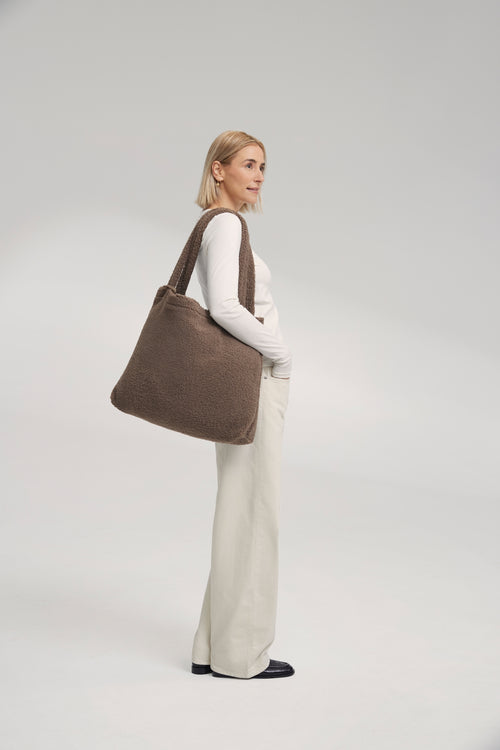Teddy Mom Bag | Bruine