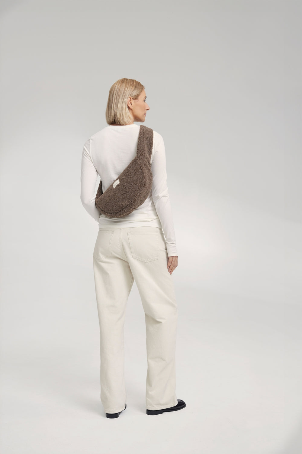 Teddy Mini Cross Body Bag | Brown