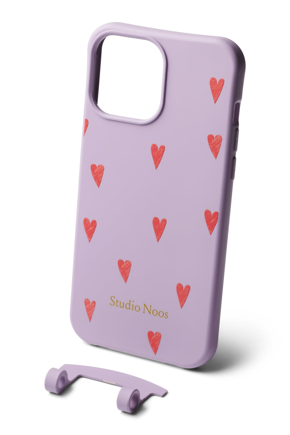 Telefoon Hoesje - 14 Pro Max | Purple Hearts