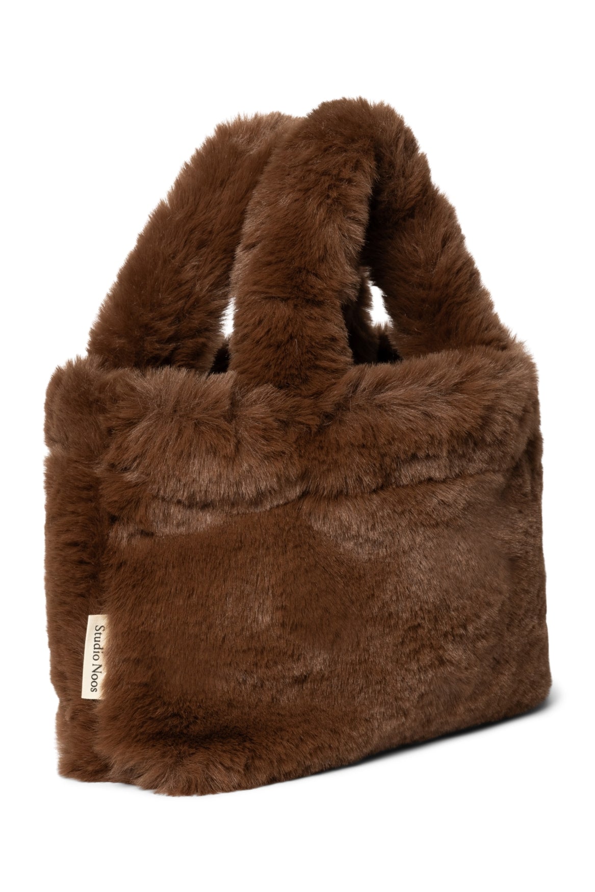 Faux Fur Mini-Sac À Main | Brun