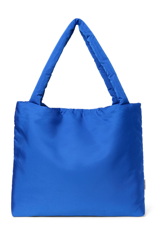 Matelassé Mom Bag | Bleu