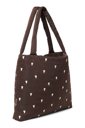 Bruine Hearts Puffy Mom Bag