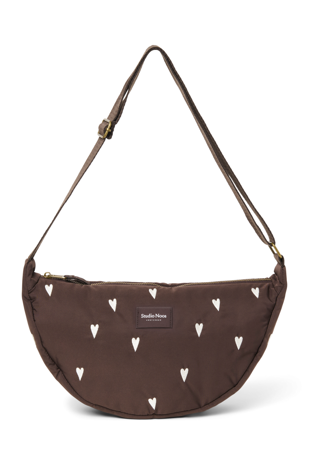 Bruine Hearts Puffy Adult Fanny Pack