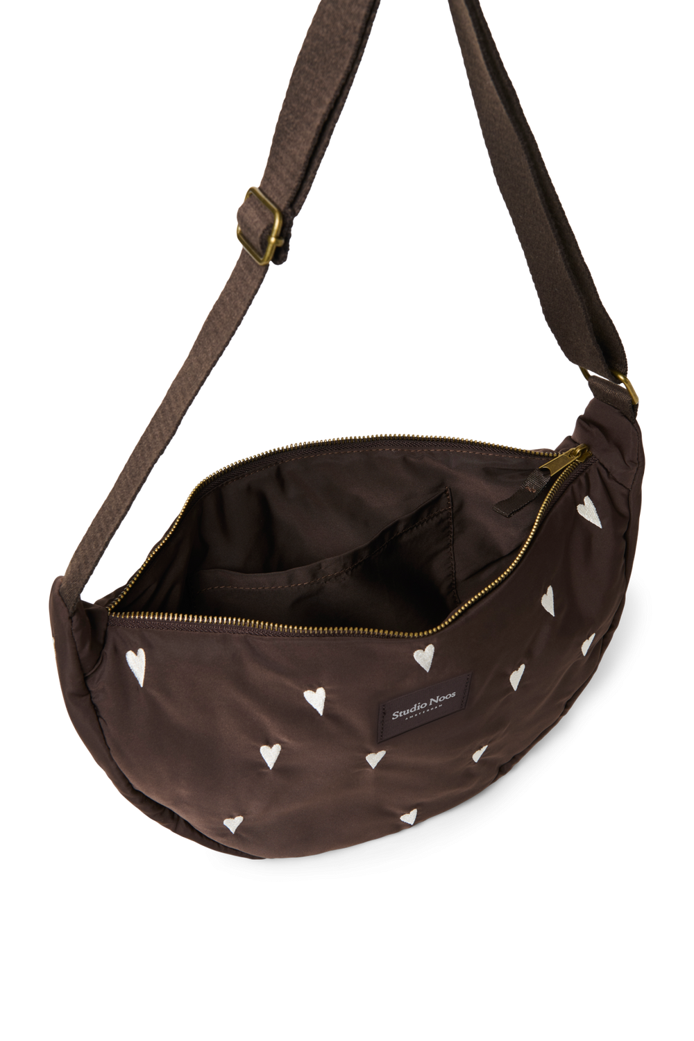 Bruine Hearts Puffy Adult Fanny Pack