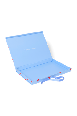 Gift Box S | Lichtblauw Hearts