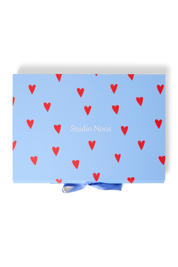 Gift Box S | Lichtblauw Hearts