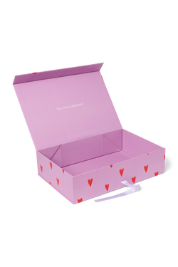 Gift Box M | Purple Hearts