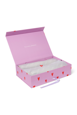 Gift Box M | Purple Hearts