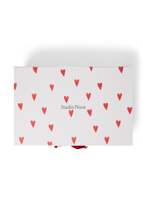 Gift Box L | White Hearts