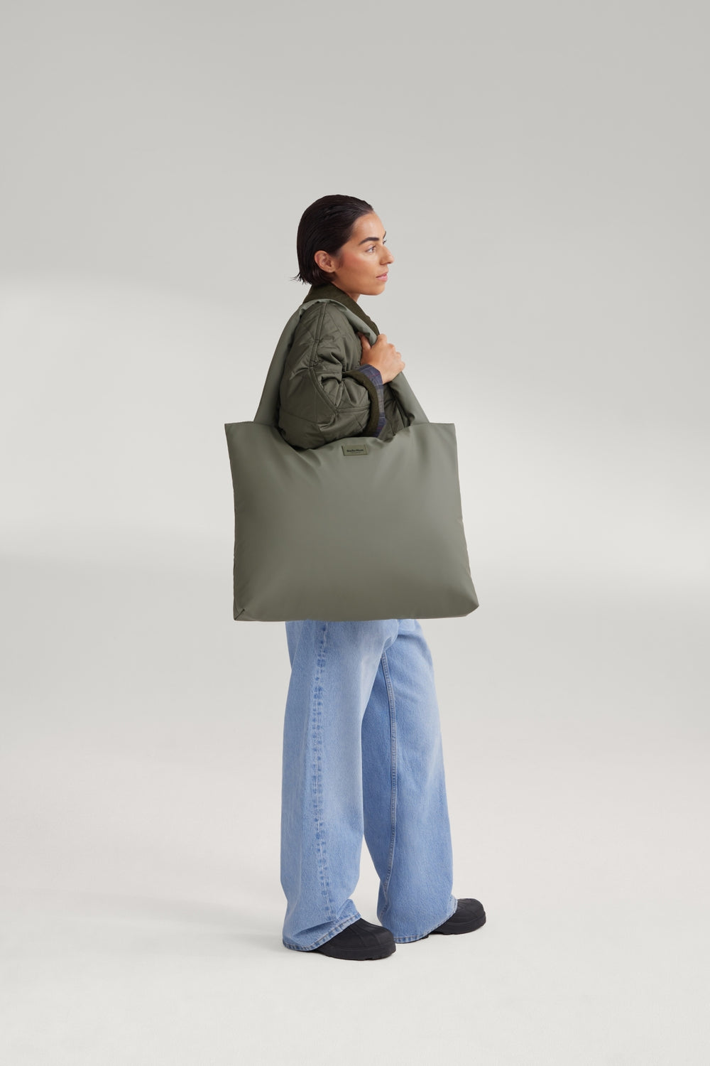 Rain Puffy Mom Bag | Groen