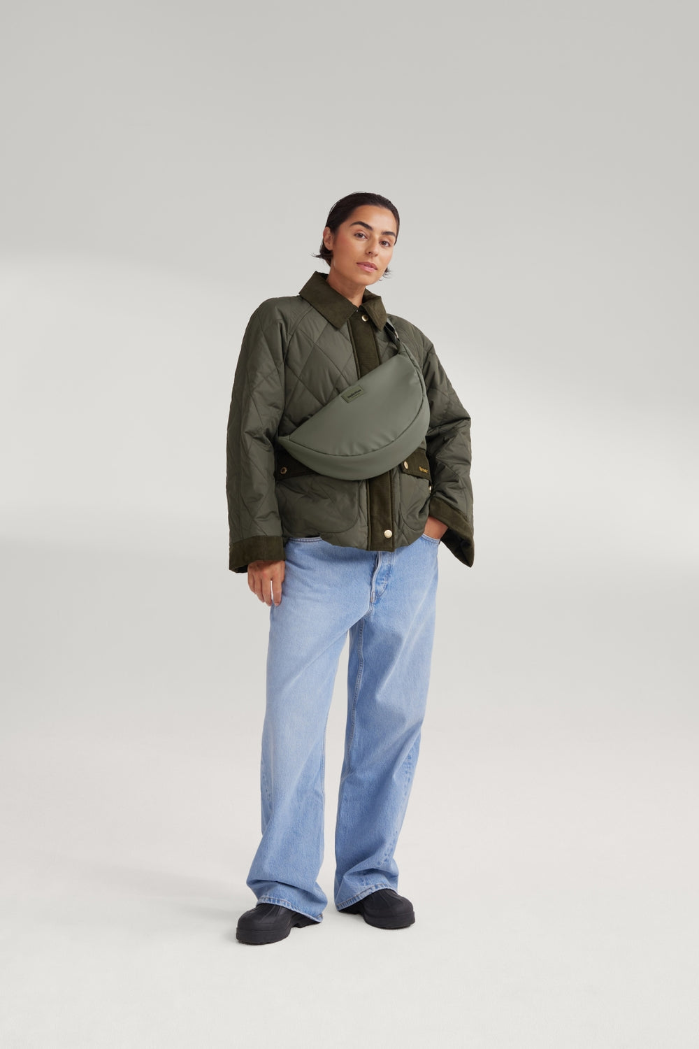 Rain Puffy Fanny Pack | Groen