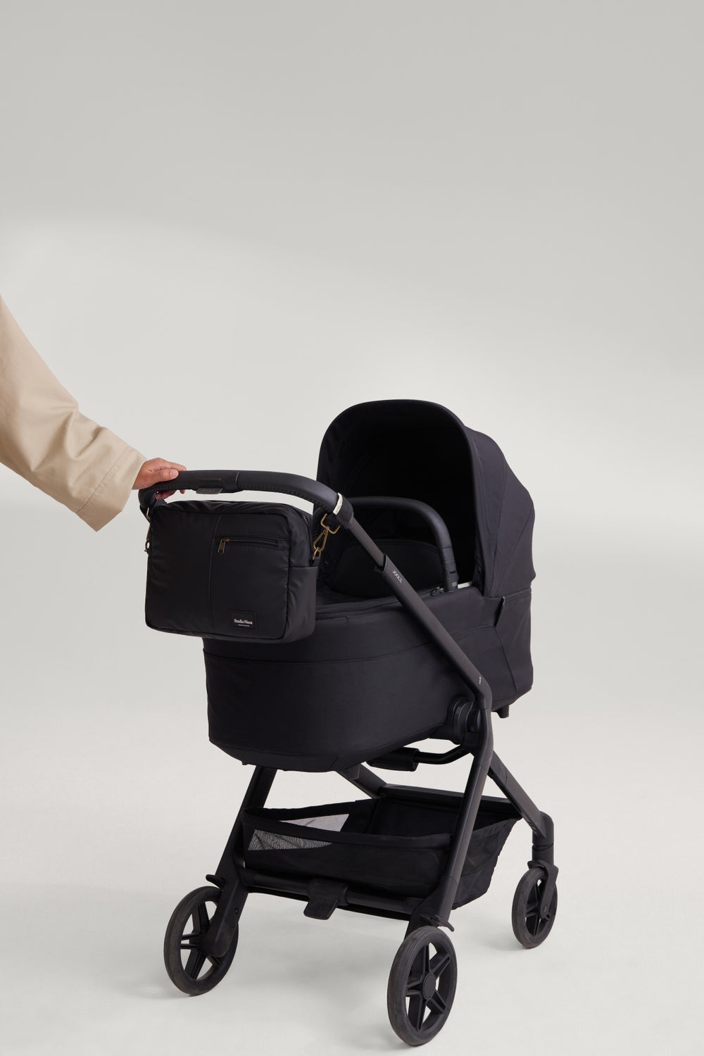 Rain Puffy Kinderwagen-Organizer | Schwarz