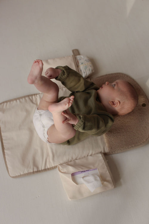 Parent On The Go Gift Set | Ecru Teddy