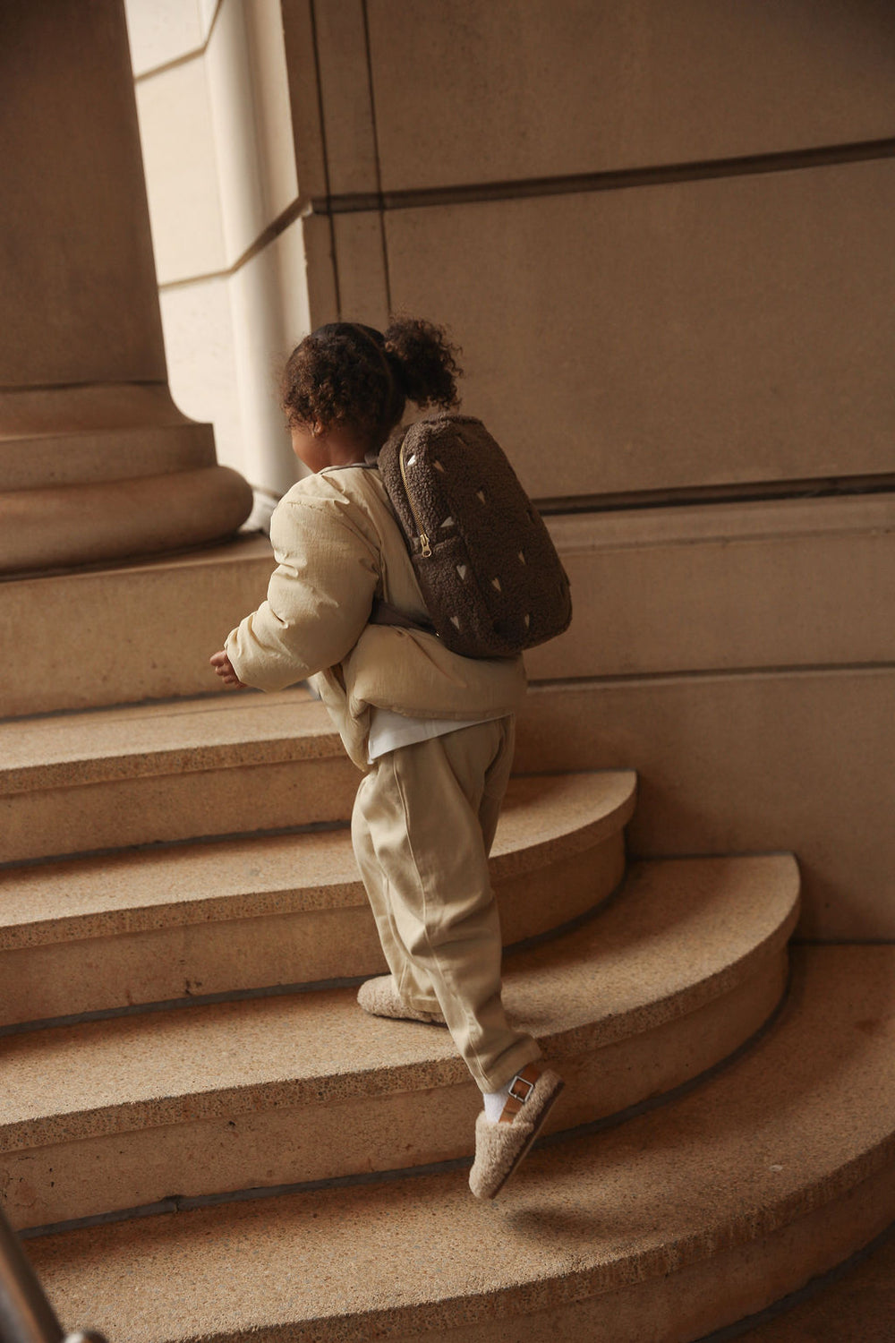 Teddy Hearts Mini Backpack | Brown Hearts