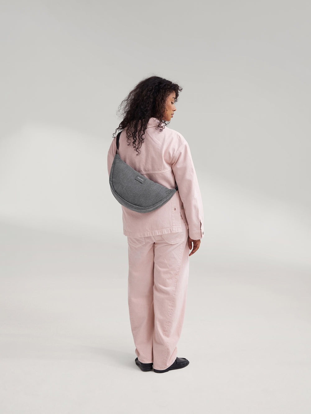 Denim Adult-Gürteltasche | Graue