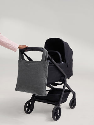 Denim Mom-Bag | Graue