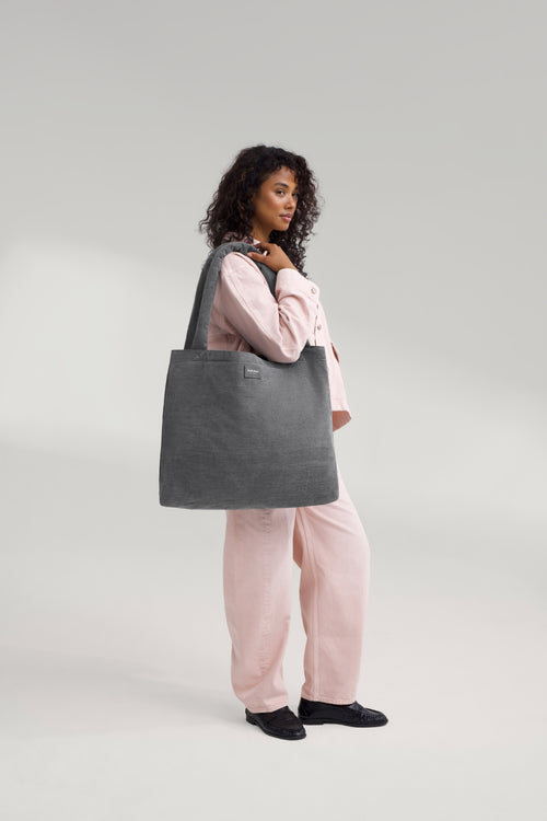 Denim Mom-Bag | Graue