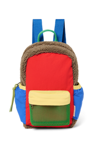 Rote Patchwork Mini-Rucksack
