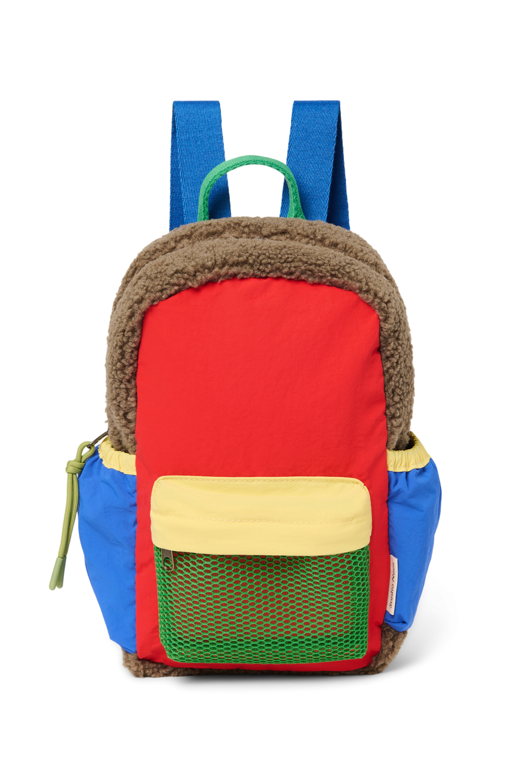 Patchwork Mini Backpack | Fiery Red