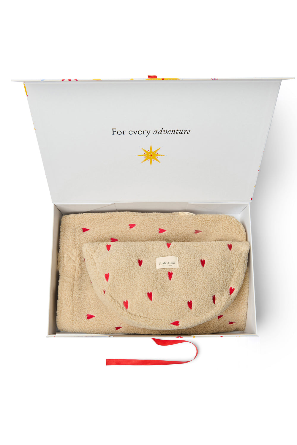 Essentials Teddy Gift Set | Ecru Hearts